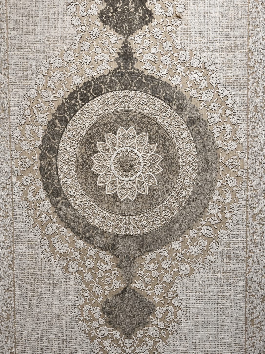 Klasik Dokuma-Natural Materials Bej-Krem 200 x 290 CM