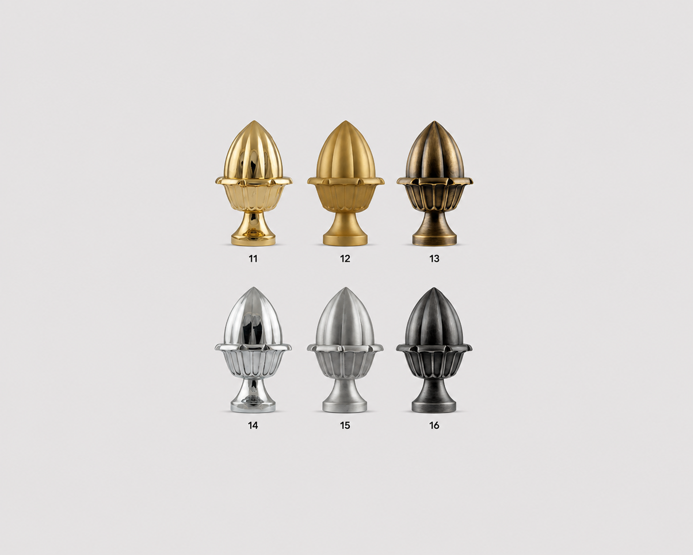 PLATINE ALÜMİNYUM RUSTİK BAŞLIK S-901