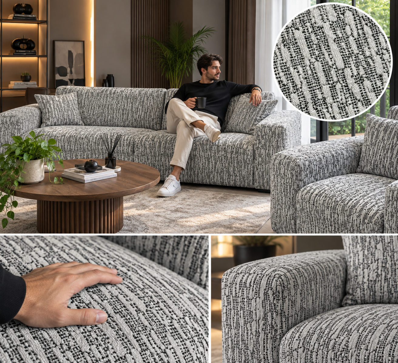 YOLLU KOLTUK KILIFI 3+3+1+1/EV2230-003