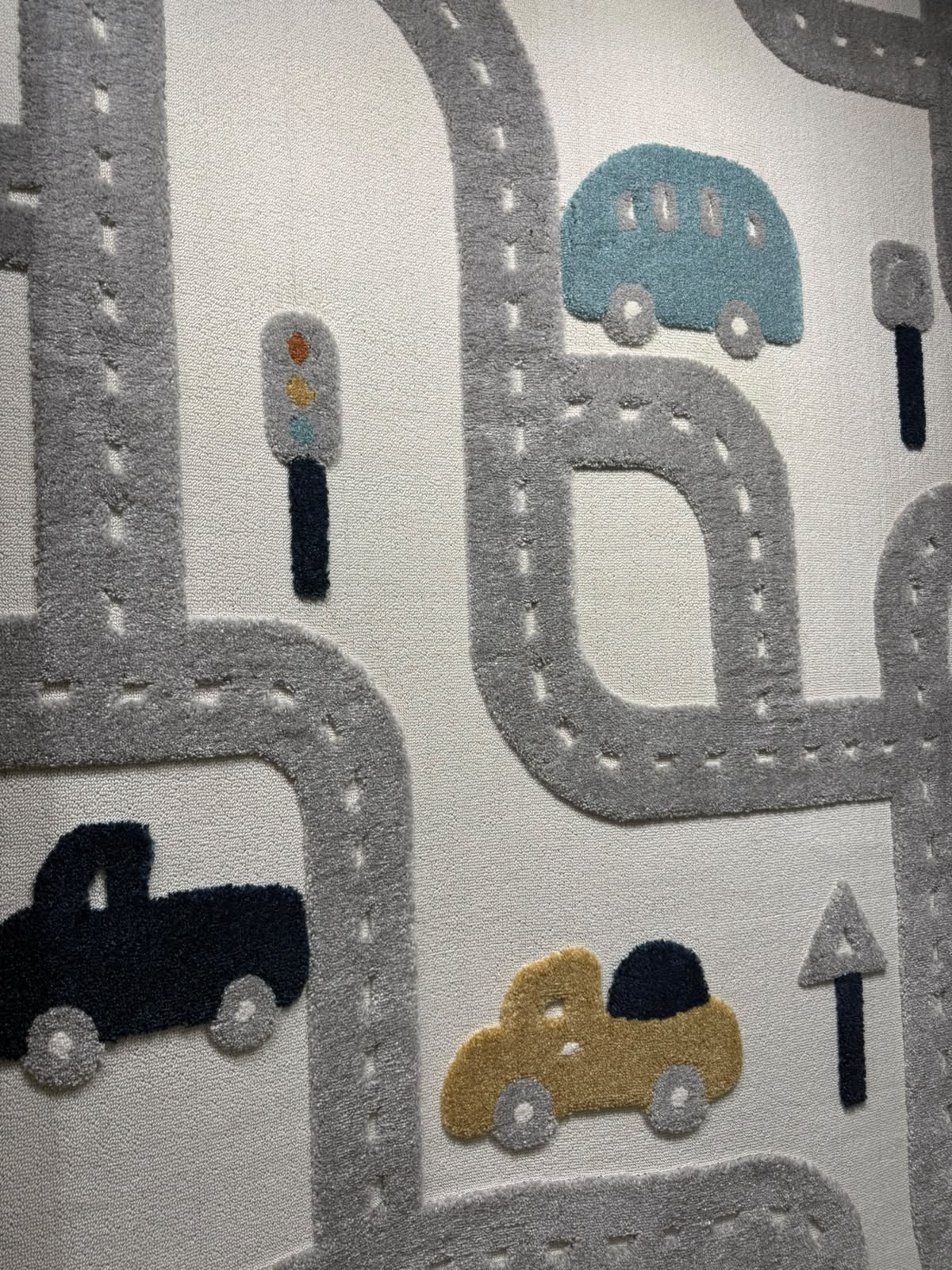 Kids Tren Dokuma Tabanlı Kabartmalı Çocuk Odası Halısı/EV2225