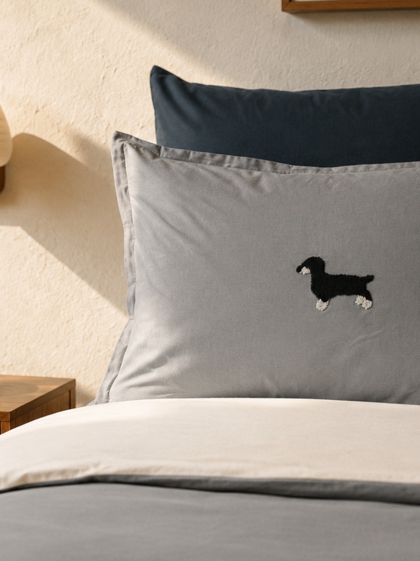 PUPPY 100% COTTON 4-PIECE KIDS & TEENS SINGLE DUVET COVER SET / EV3854